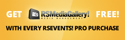 Get RSMediaGallery! free with every RSEvents! Pro subscription!