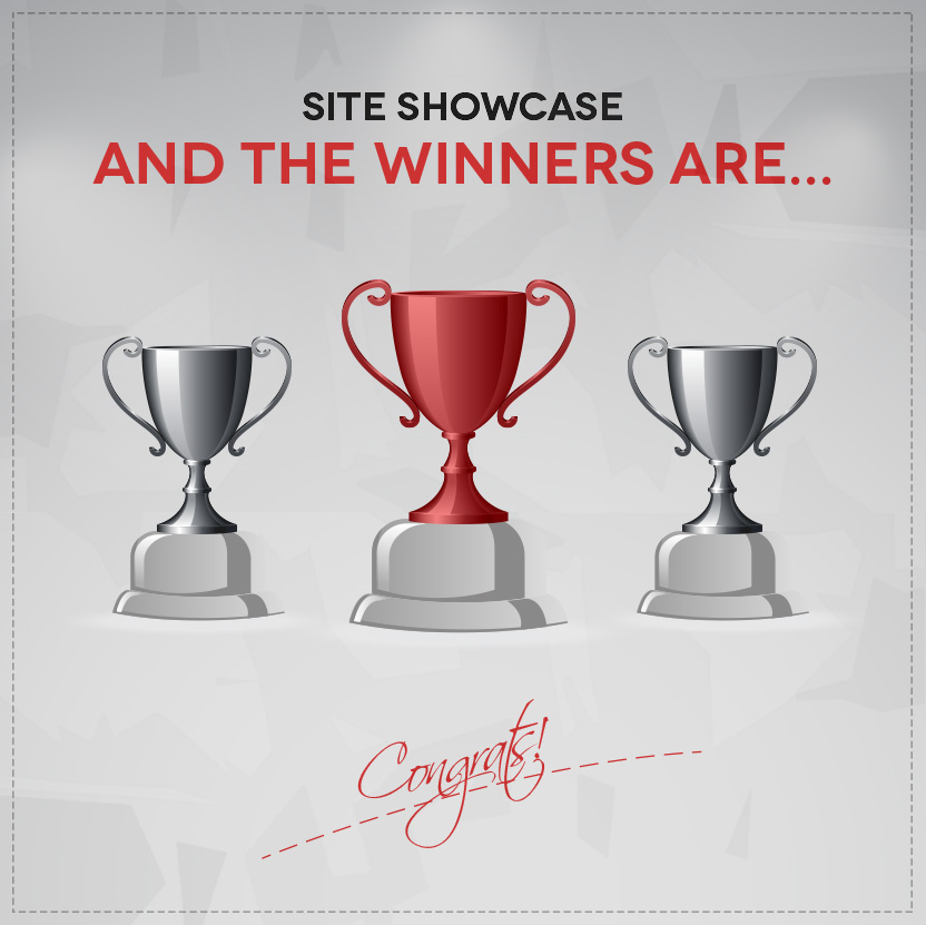 Showcase content winners