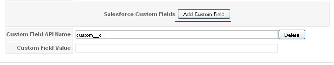 RSForm!Pro Salesforce custom fields